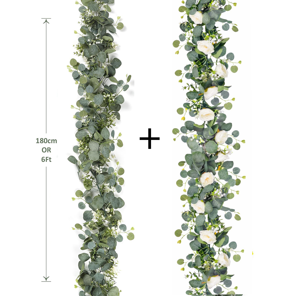 인공 작약 꽃 화환, 가짜 유칼립투스 실버달러 잎 4/ - Eucalyptus Preserved 리뷰 및 가격