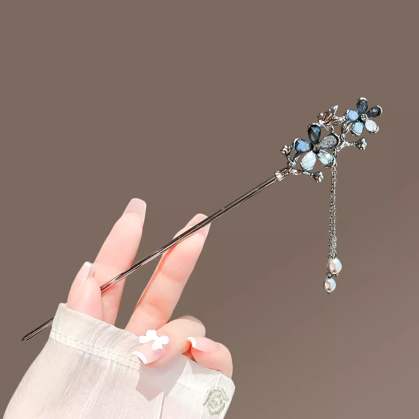나비 태슬 머리핀 헤어 스틱 여성용 꽃 머리핀 헤어 클 - Supply Florist 리뷰 및 가격